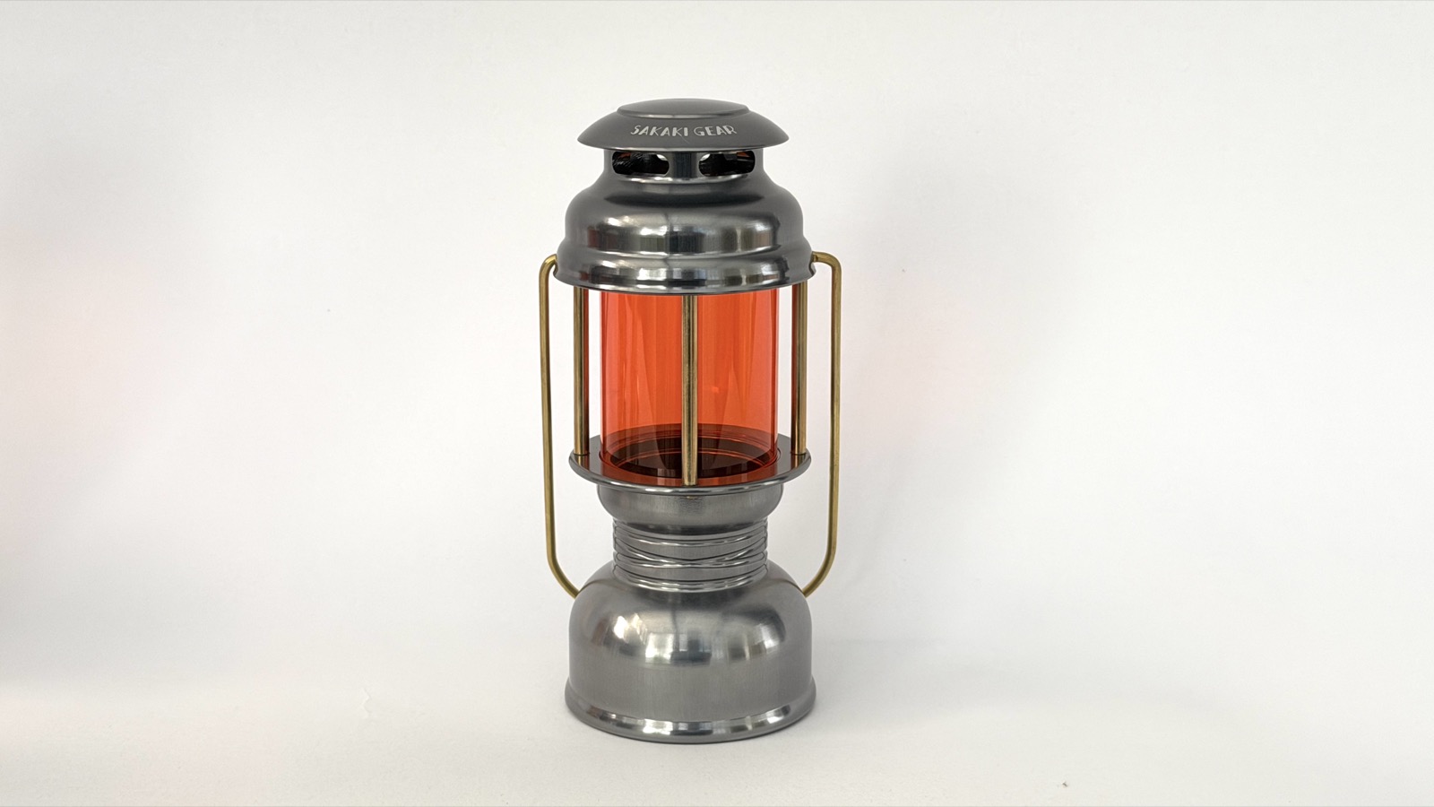 Namonaki Lantern Akatsuki in anodized aluminum gunmetal