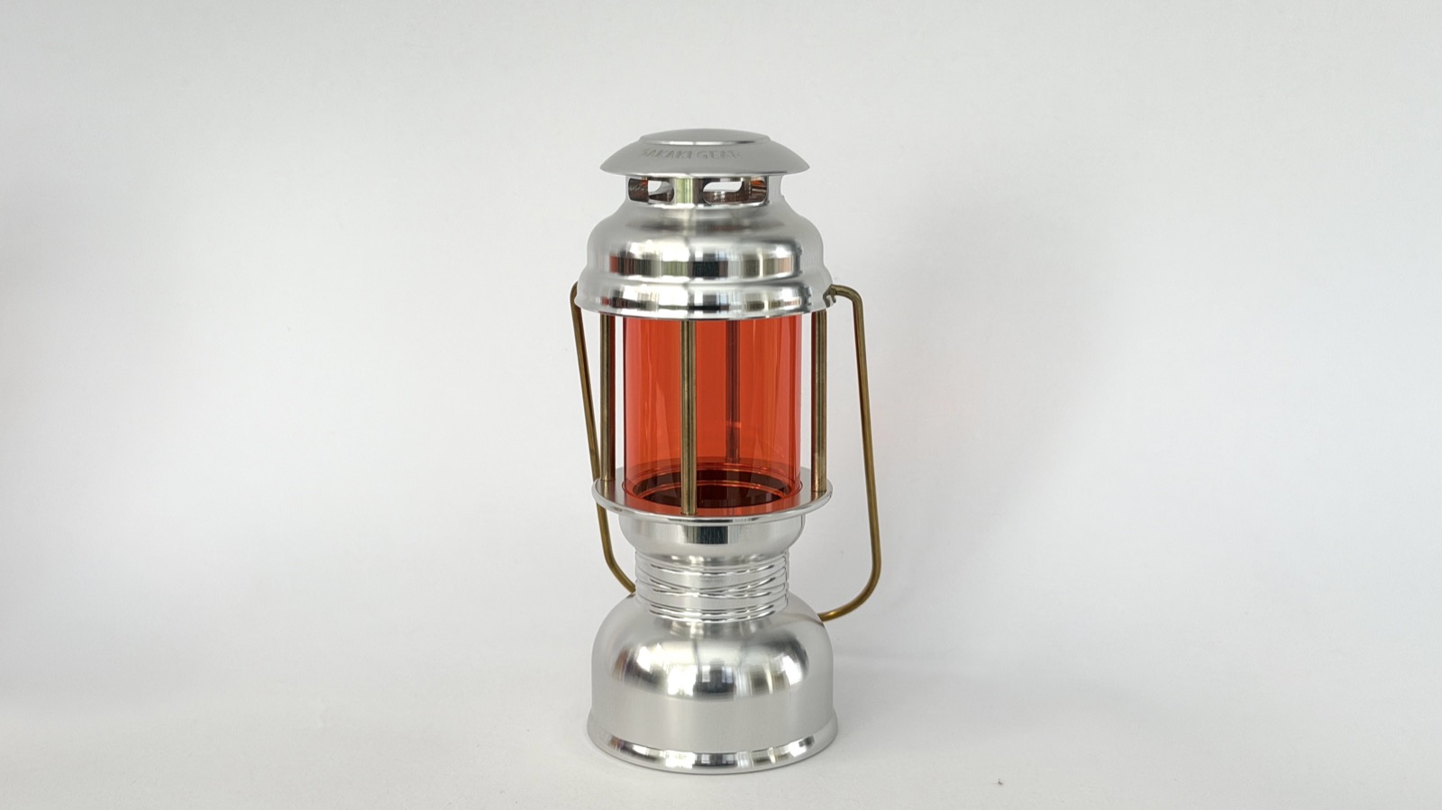 Namonaki Lantern Akatsuki in anodized aluminum silver