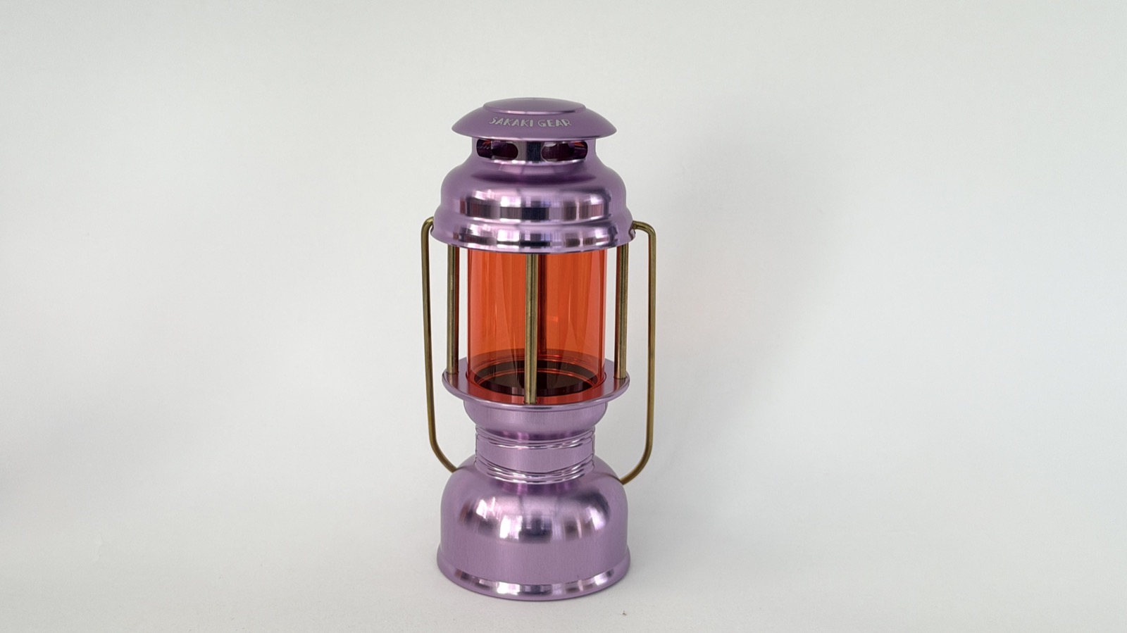Namonaki Lantern Akatsuki in anodized aluminum wisteria