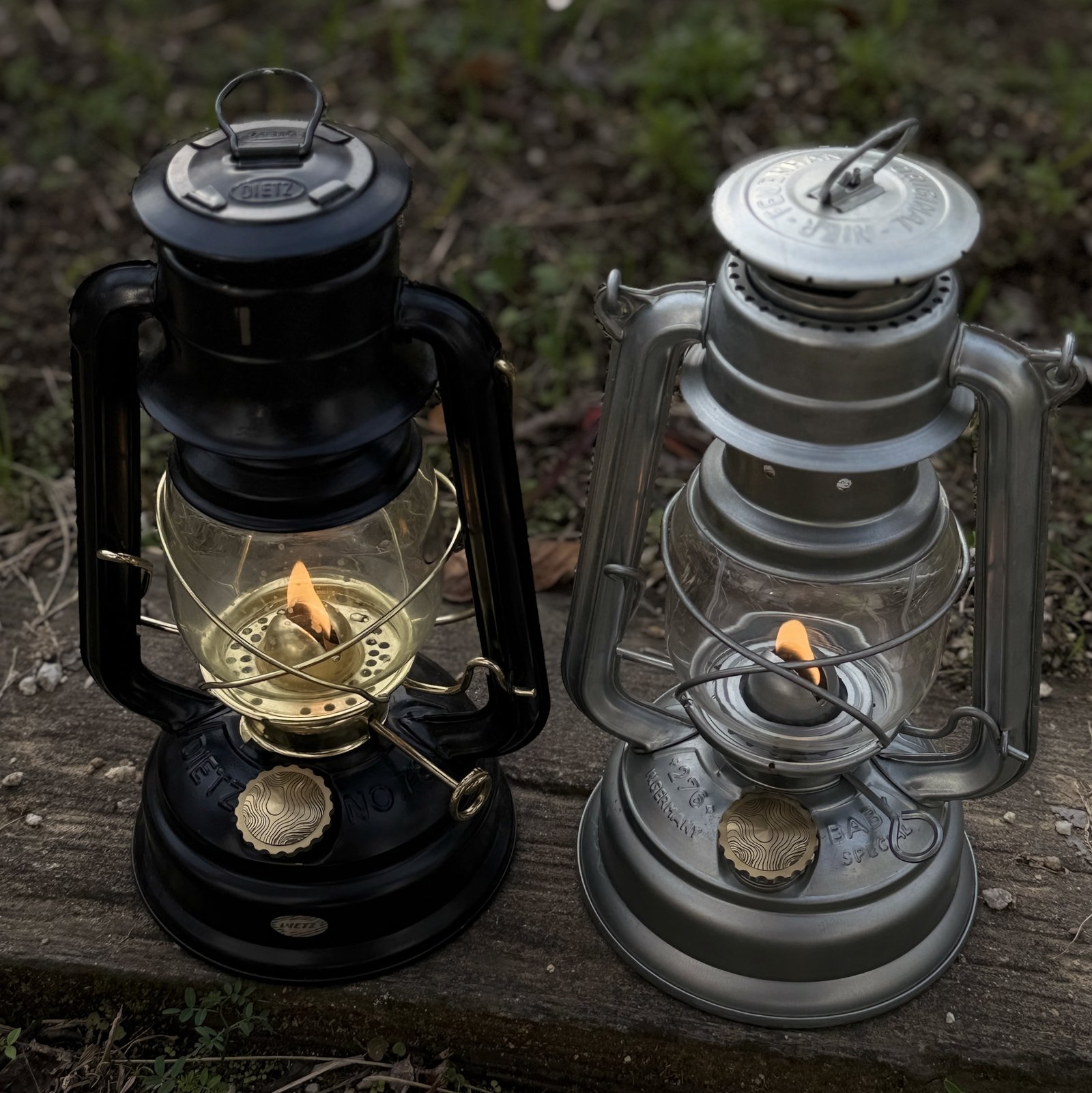 Mahoroba Cap — Machined Brass Fuel Cap for Hurricane Lanterns